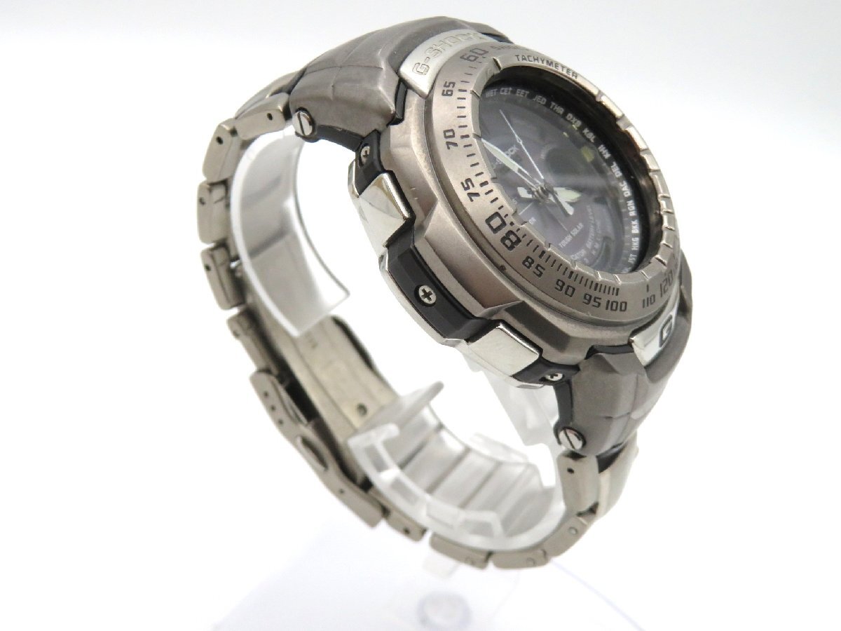 1円◆稼働◆ カシオ GW-1600TDJ G-SHOCK シルバー ソーラー メンズ 腕時計 M05509_画像3