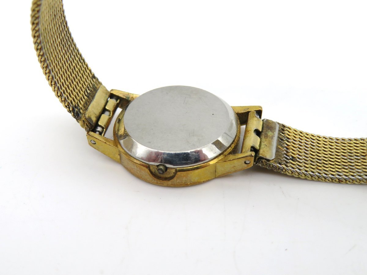 1円■ジャンク■ オメガ デヴィル シャンパン 手巻き レディース 腕時計 M16904の画像6