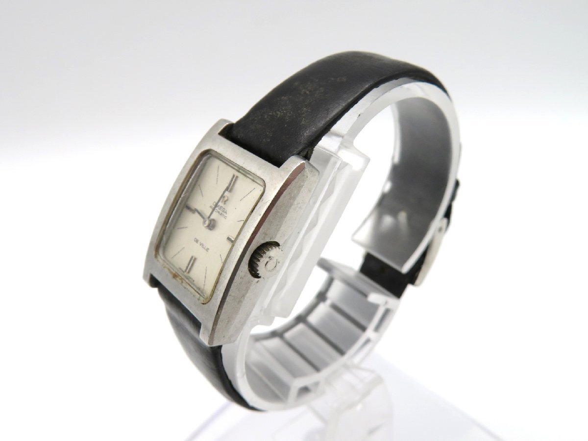1円◆稼働◆ オメガ デヴィル シルバー 自動巻き レディース 腕時計 M15105の画像2