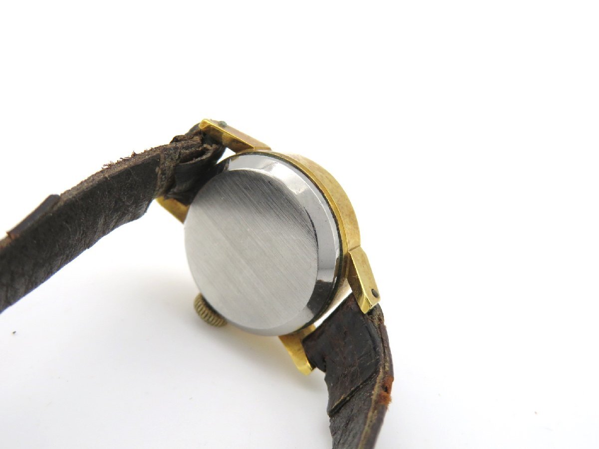 1円◆稼働◆ オメガ デヴィル シルバー 手巻き レディース 腕時計 M13308の画像4