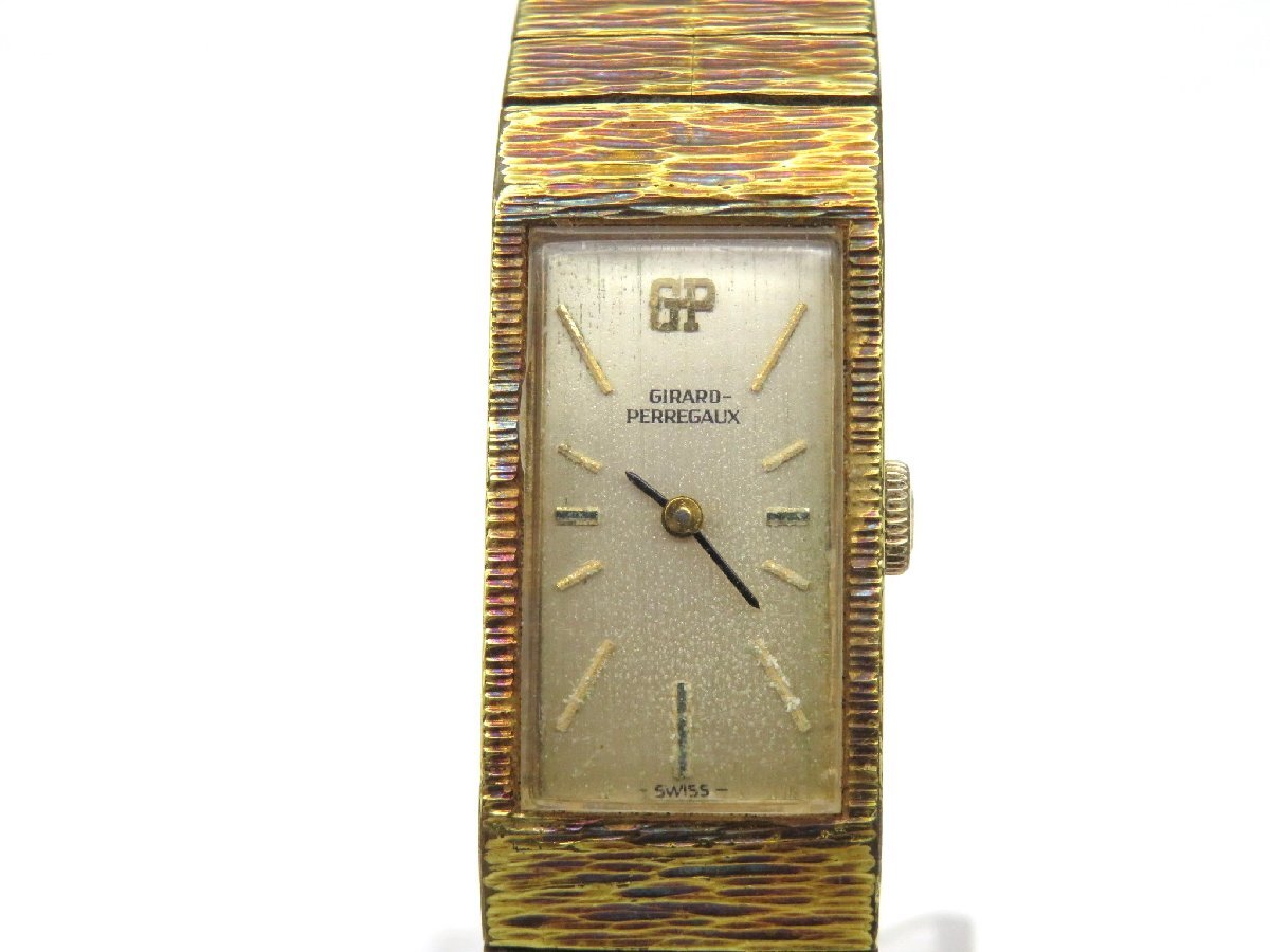1円◆稼働◆ ジラールペルゴ ゴールド 手巻き レディース 腕時計 M20804の画像2
