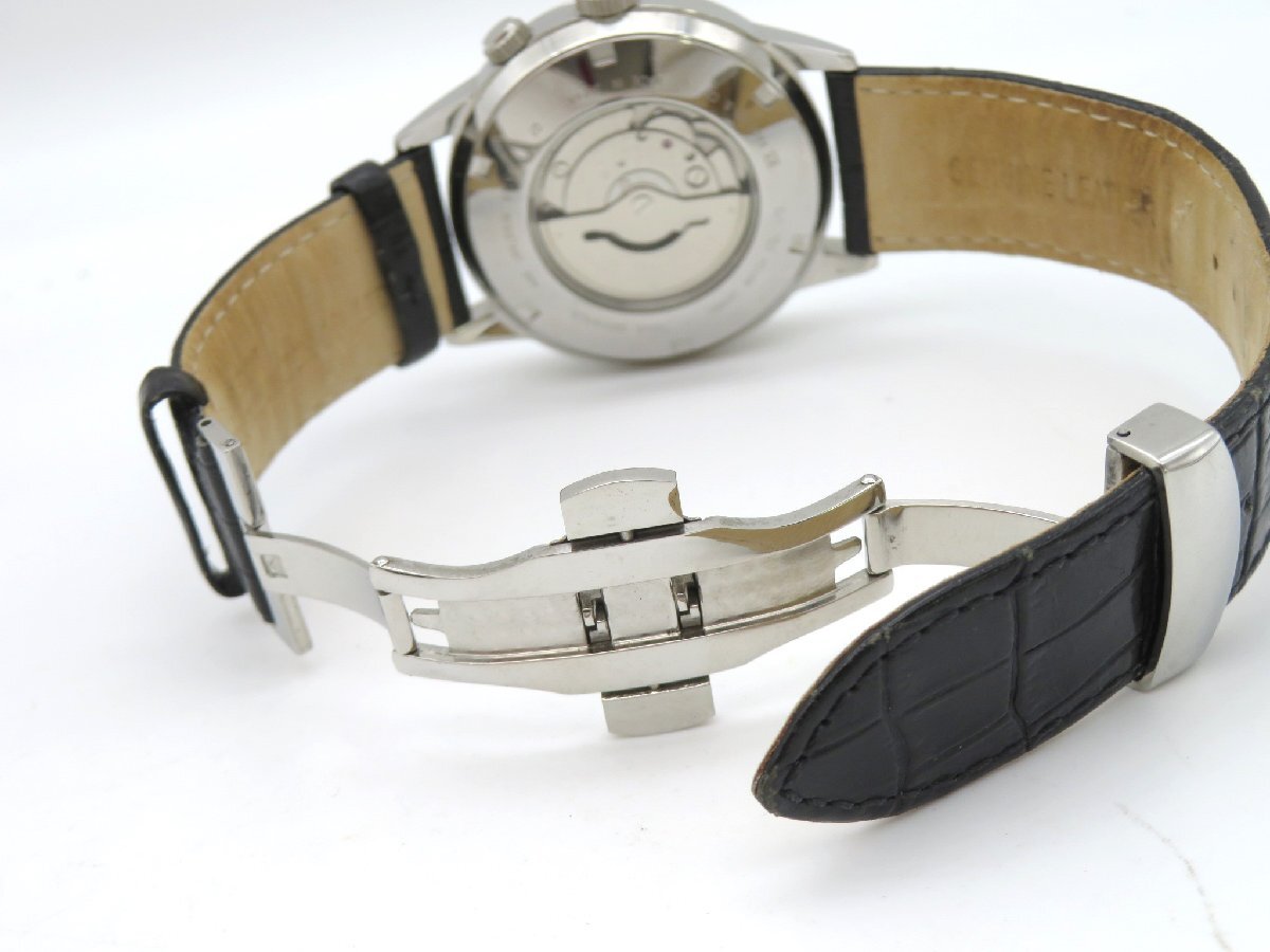 1円◆稼働◆ オリエント FA06-C0-B 黒 自動巻き メンズ 腕時計 O115の画像5