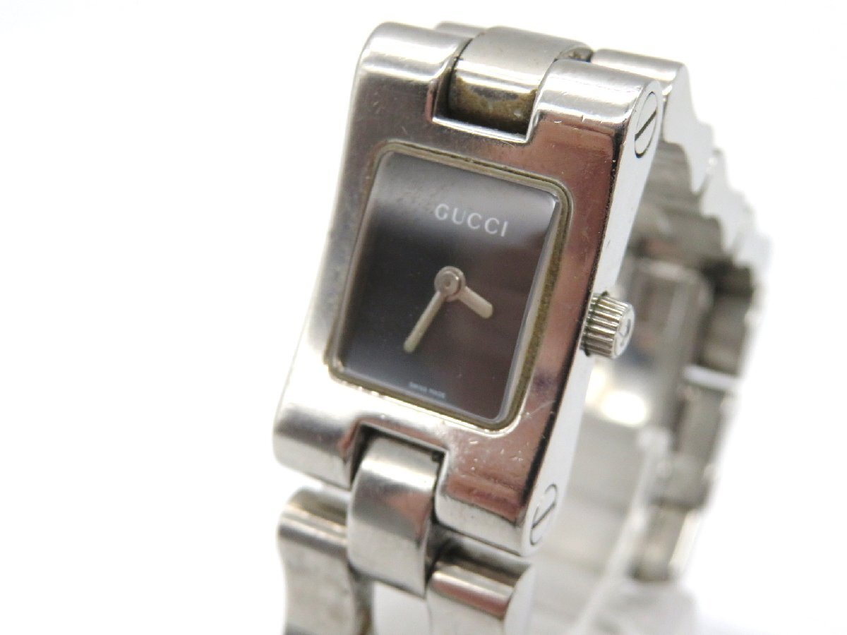 1 иен * работа * Gucci 2305L черный кварц женские наручные часы M19005