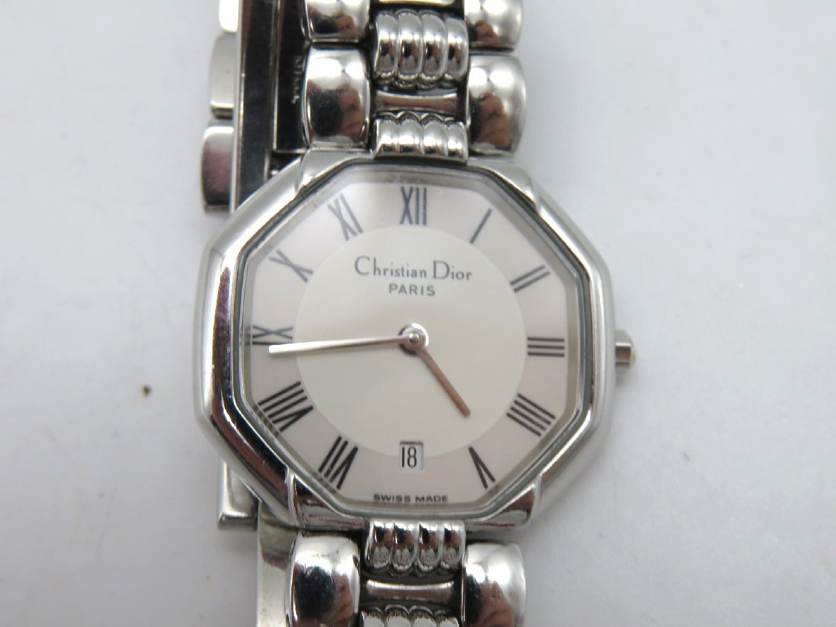 1 иен * работа * Christian Dior D48-106-1 крем кварц женские наручные часы M20901
