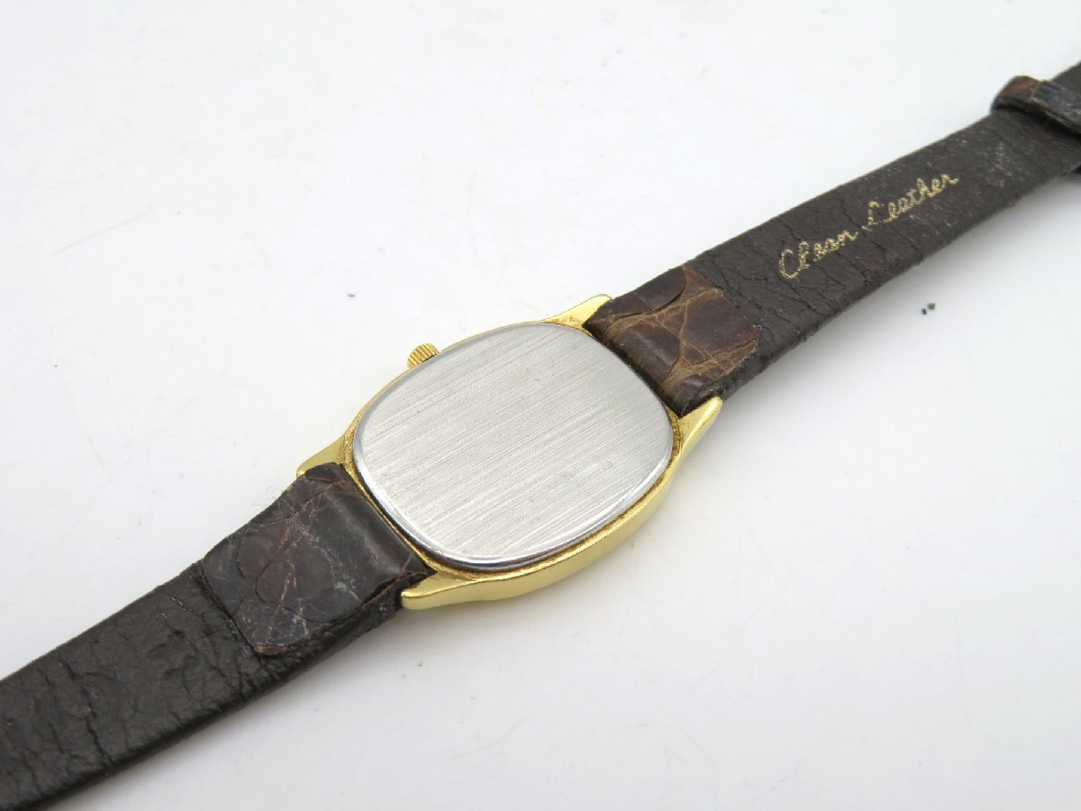 1円◆稼働◆ オメガ デヴィル シルバー クオーツ レディース 腕時計 M18606_画像6