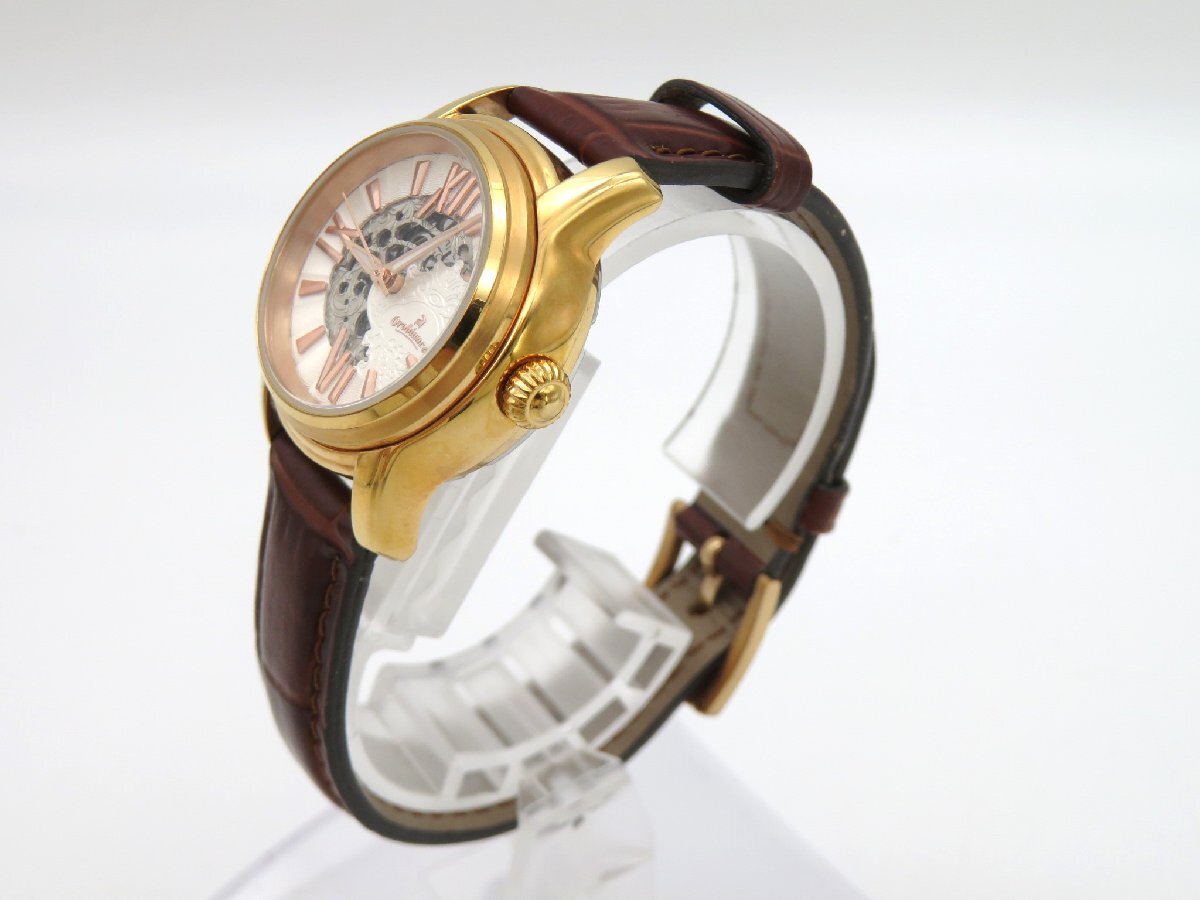 1円◆稼働◆ オロビアンコ OR-0059N 白 クオーツ レディース 腕時計 N908_画像2