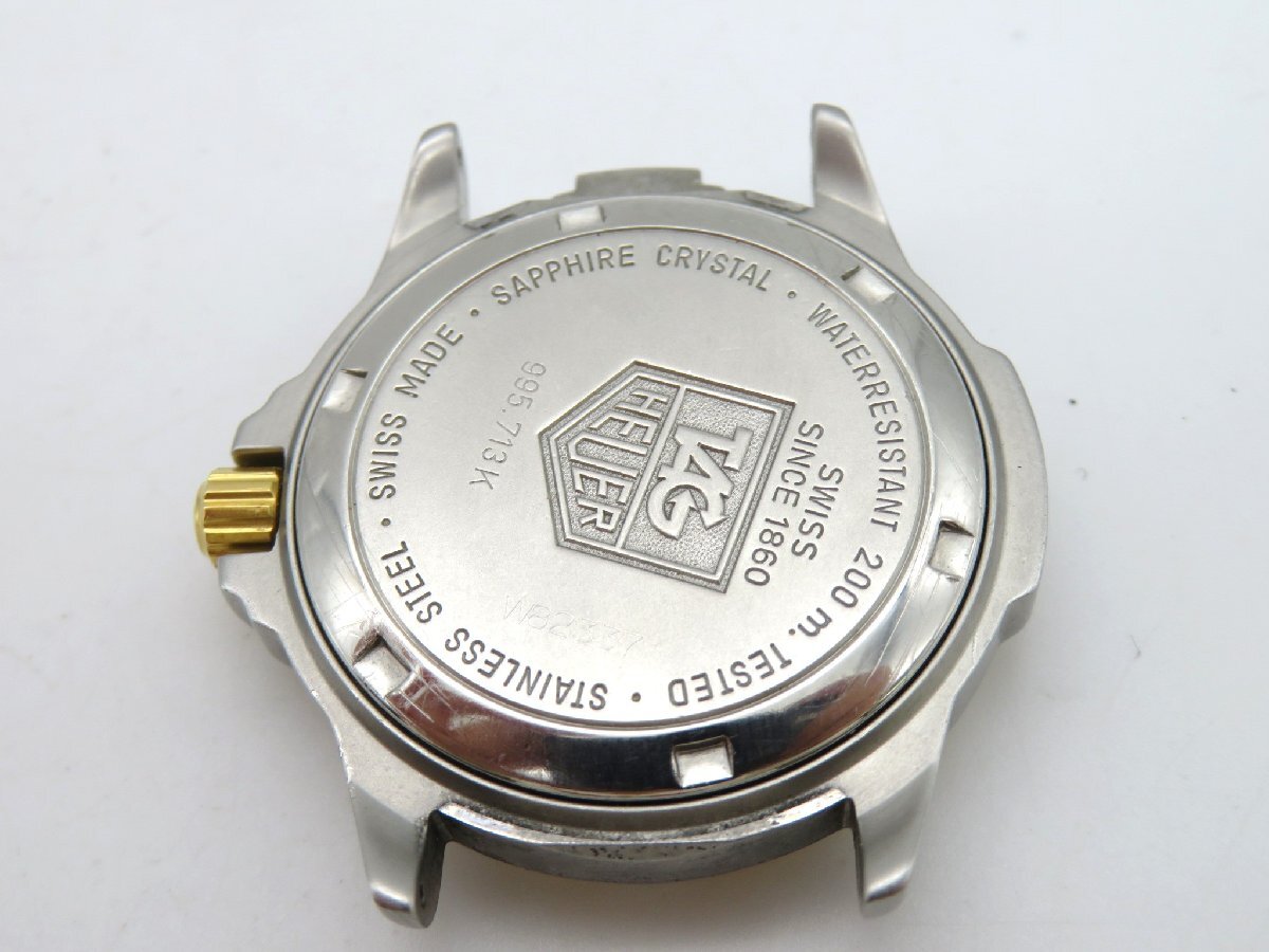 1円◆稼働◆ タグホイヤー プロフェッショナル シルバー クオーツ ユニセックス 腕時計 O137_画像4