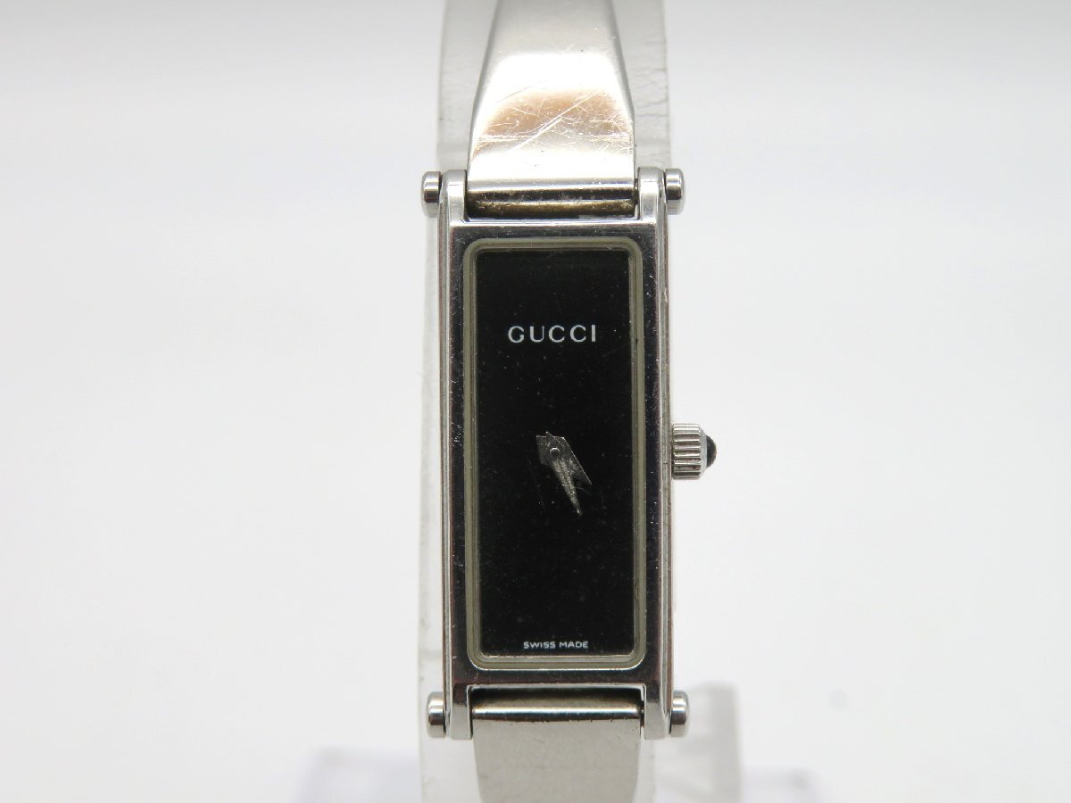 1 иен * работа * Gucci 1500L черный кварц женские наручные часы M22507