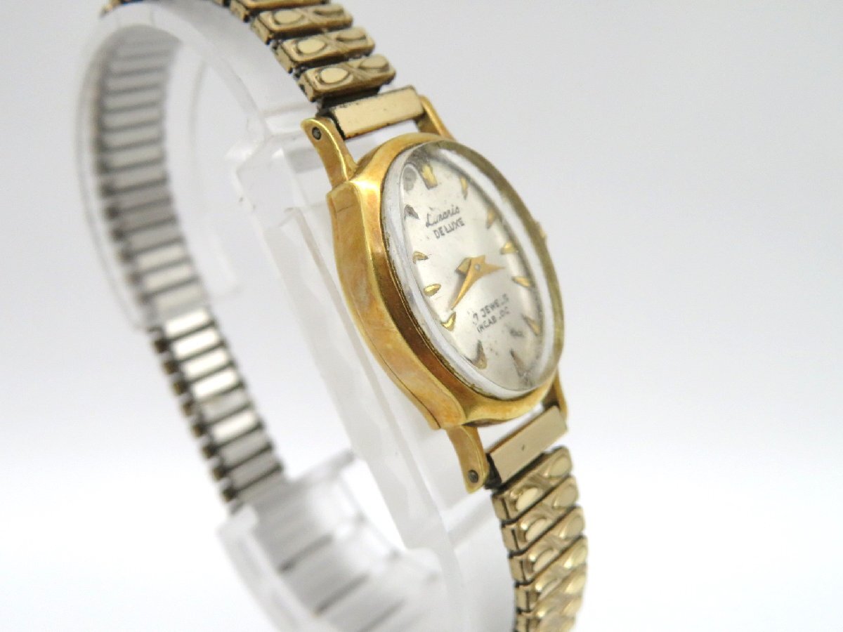 1 иен # Junk # прочее 18K серебряный механический завод женские наручные часы M38702