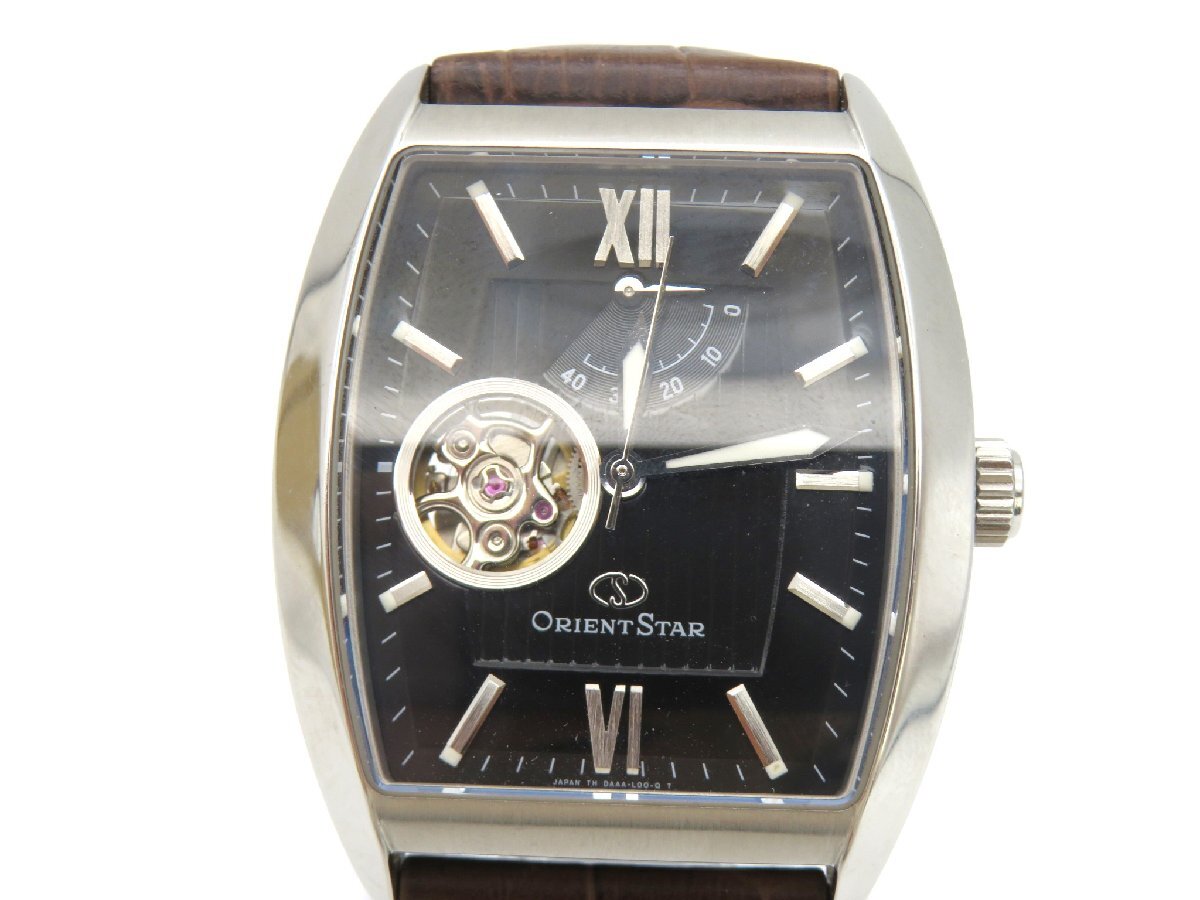 1 иен * работа * Orient Star DAAA-CO-B чёрный кварц мужские наручные часы N915