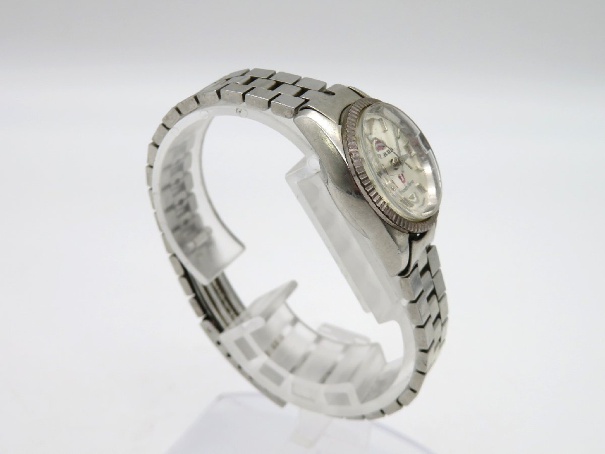 1 иен * работа * Rado лиловый шланг серебряный самозаводящиеся часы женские наручные часы M18306