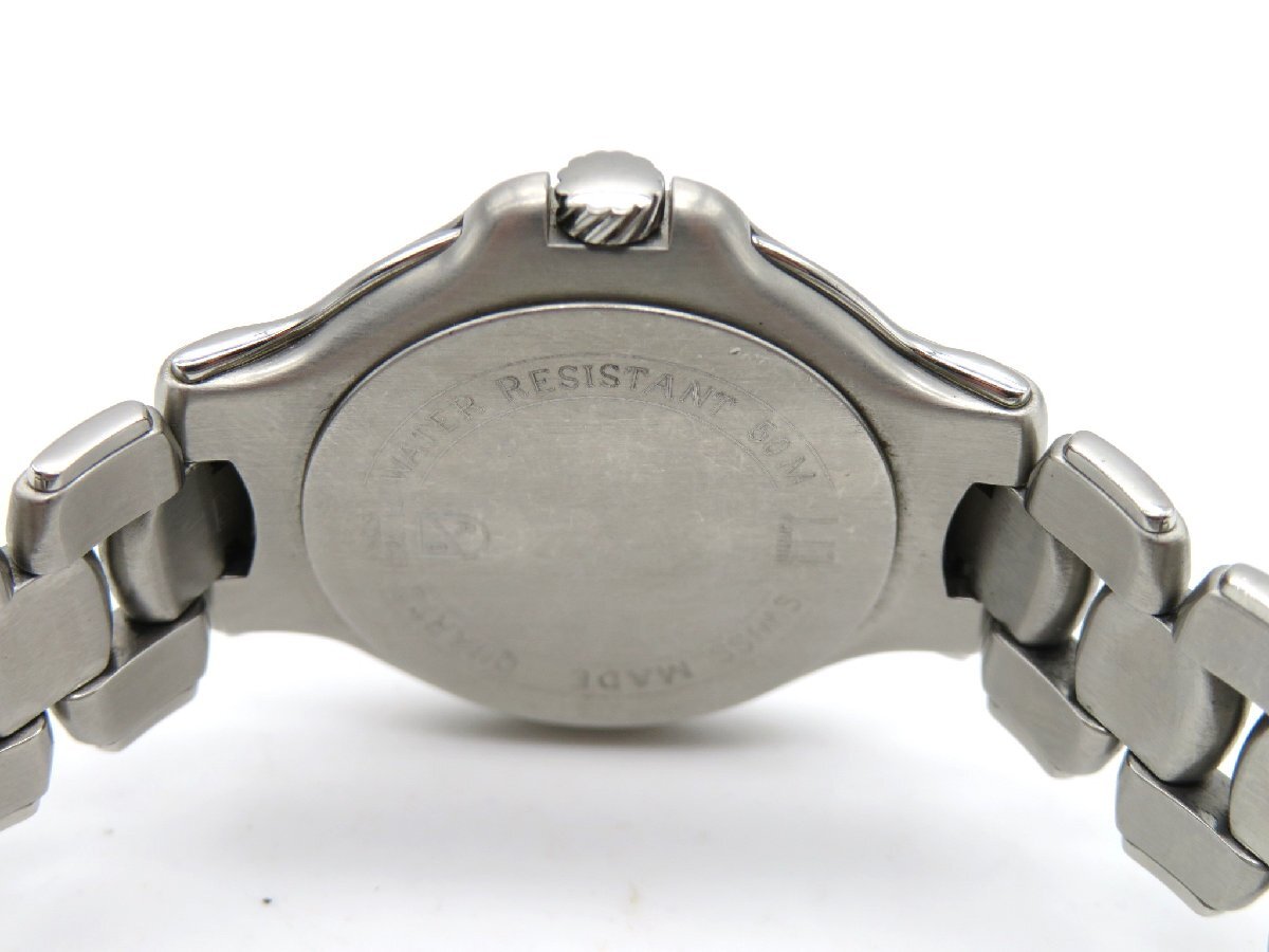 1 иен * работа * Dunhill серебряный кварц унисекс наручные часы M22003