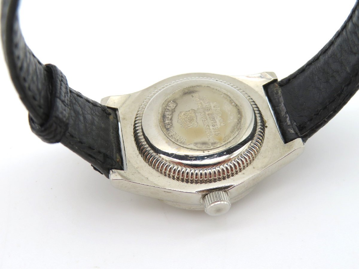 1円◆稼働◆ クリスチャンモード シルバー 自動巻き レディース 腕時計 O176の画像6