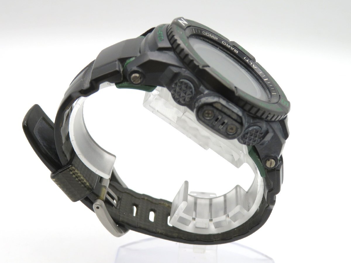 1円◆稼働◆ カシオ PRW-S3500 プロトレック デジタル ソーラー メンズ 腕時計 M40010_画像3