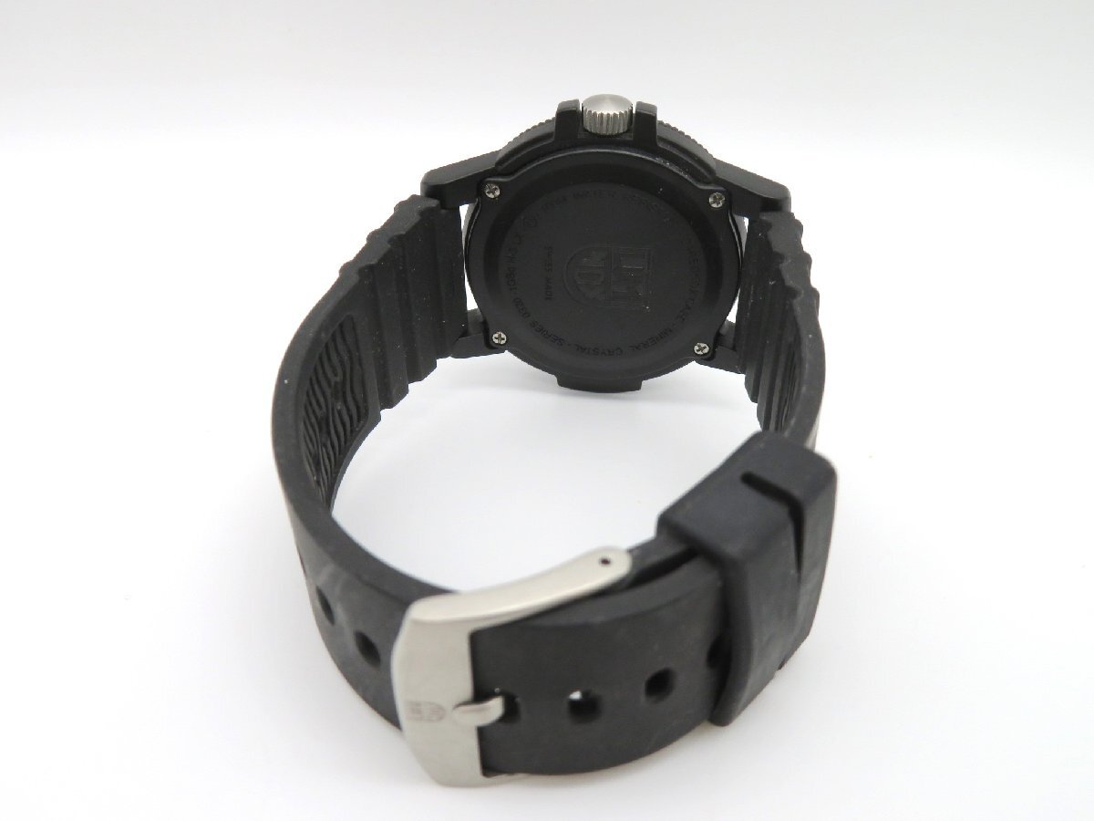 1円◆稼働◆ ルミノックス ブラック クオーツ メンズ 腕時計 M38803の画像6