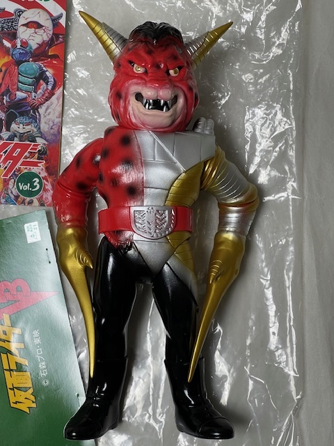 仮面ライダー V3 ハサミジャガー 東映 レトロ ソフビ コレクション メディコム トイ MEDICOM TOY sofubi sofuvi sofvi ブルマァク M1号_画像2