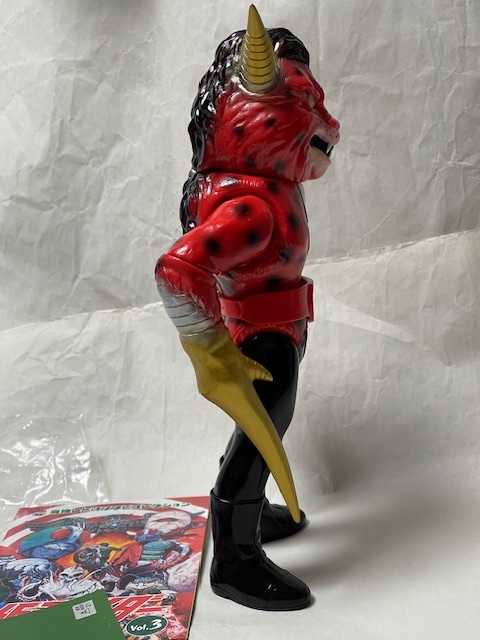 仮面ライダー V3 ハサミジャガー 東映 レトロ ソフビ コレクション メディコム トイ MEDICOM TOY sofubi sofuvi sofvi ブルマァク M1号_画像4