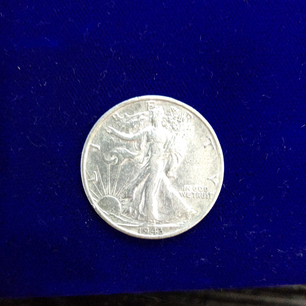 外国銀貨 アメリカ ハーフドル ケネディ銀貨 1943年 硬貨 ハーフダラー 貨幣の画像1