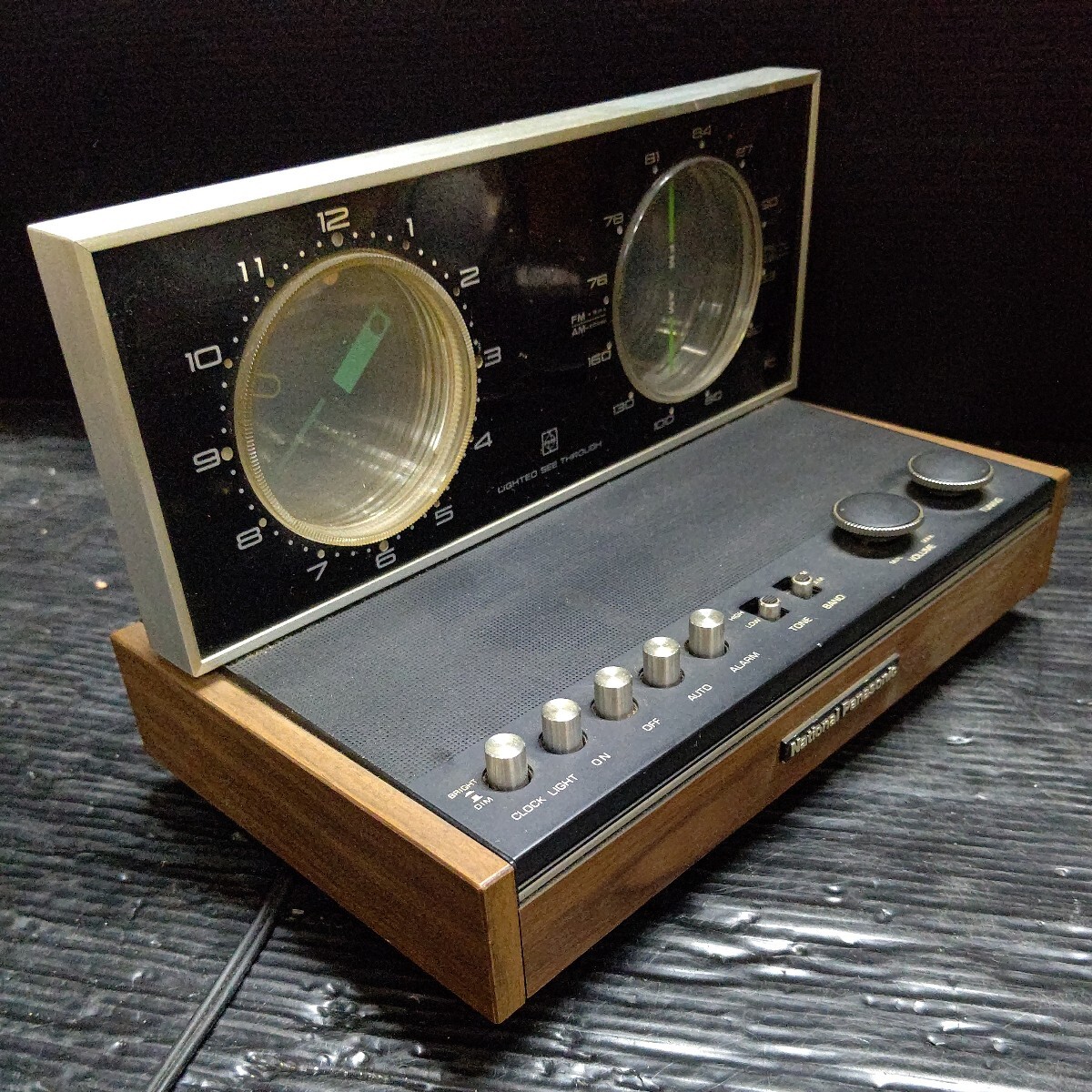 ナショナルRC-6500 クロックラジオ 昭和レトロ