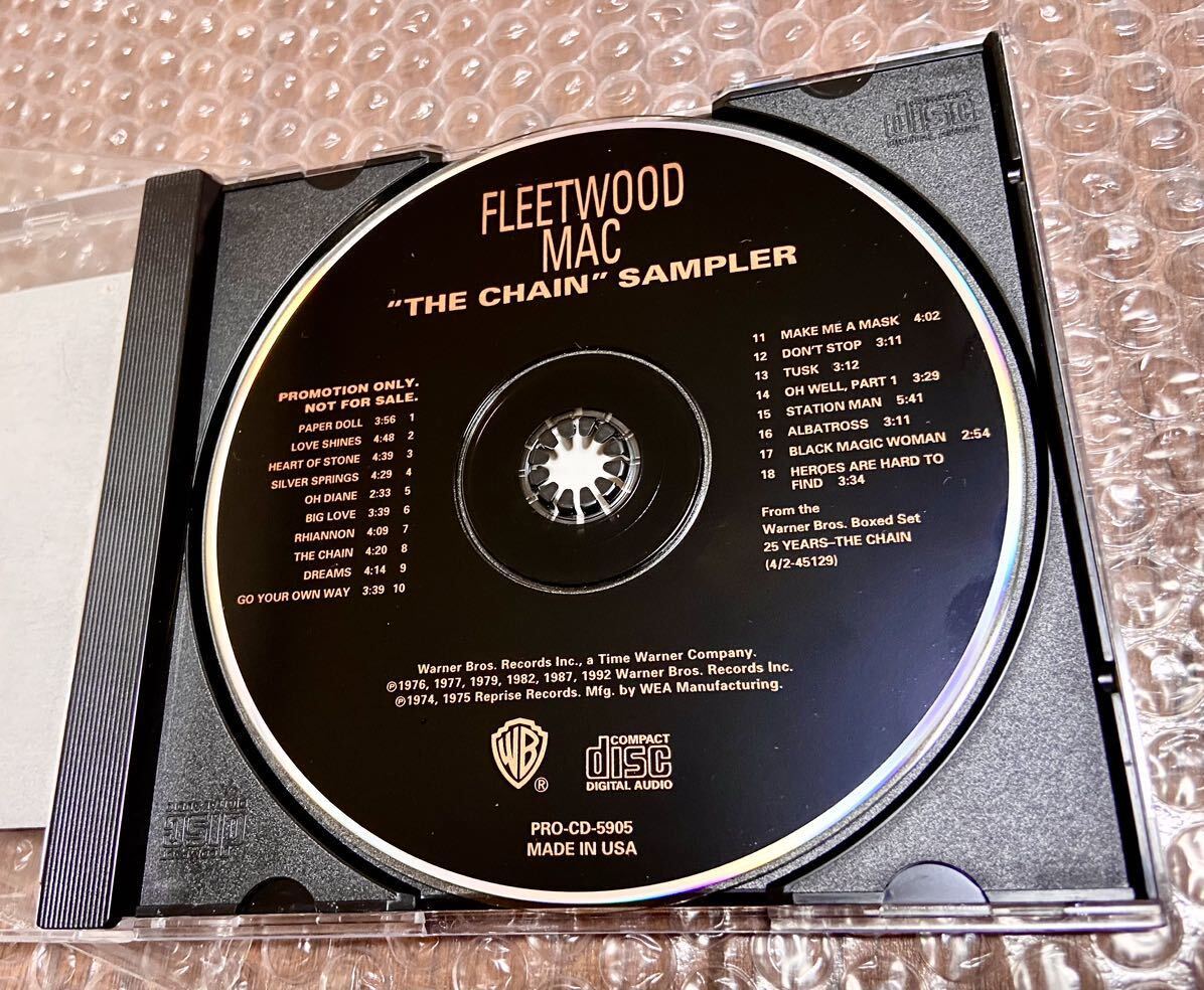 フリートウッド・マック Fleetwood Mac USAプロモ特製CD 18曲 1992 promo only hits sampler CD RAREの画像2