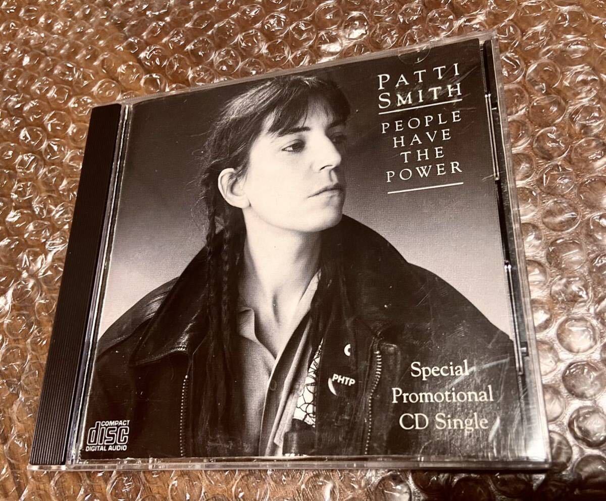 パティ・スミス Patti Smith USAプロモ 特製CD 2曲 1988年 special promo only 初期CD貴重盤 RARE versionの画像1