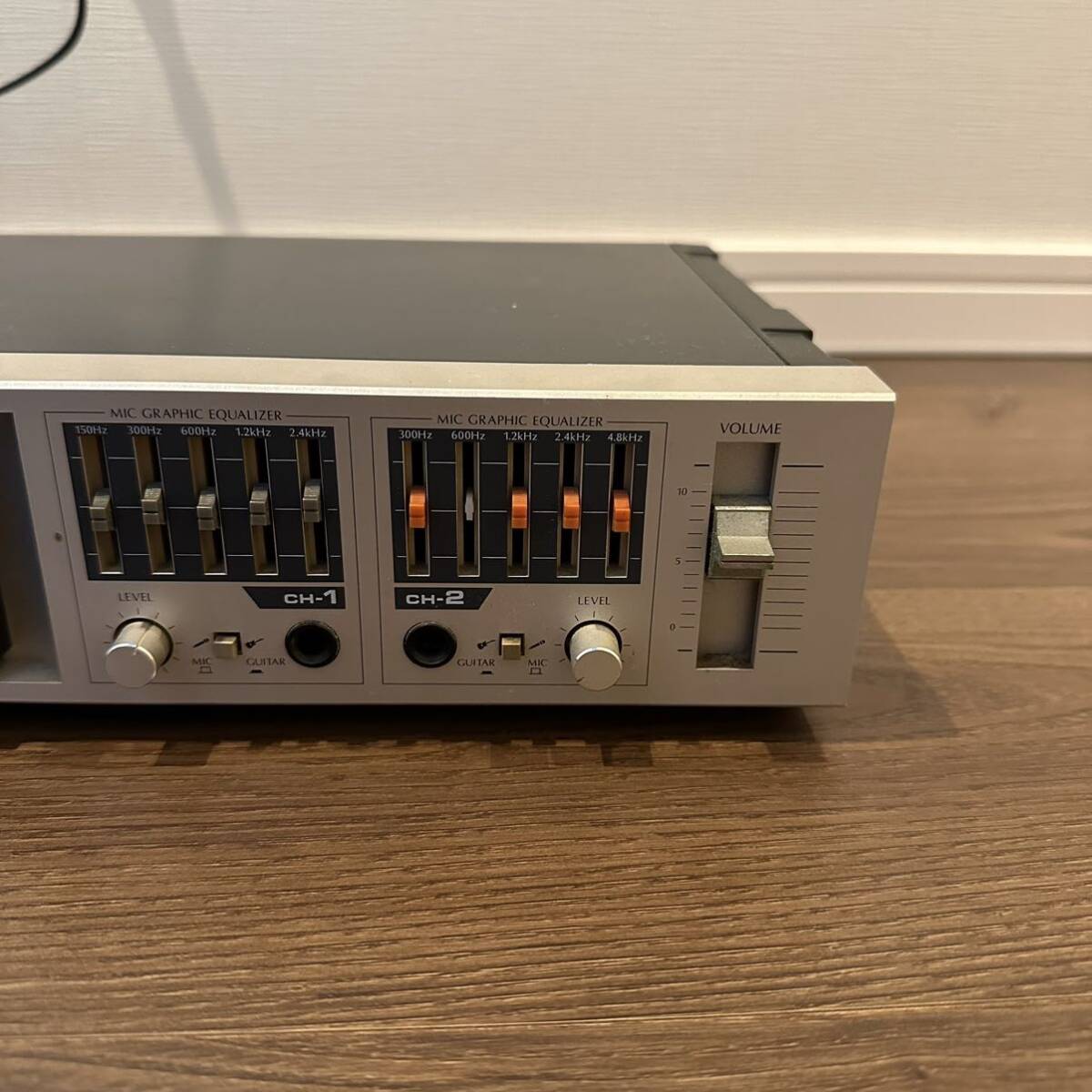 希少通電確認済!! SANSUI 山水 RG-707 グラフィックイコライザー STEREO GRAPHIC EQUALIZER オーディオ機器 グライコの画像4