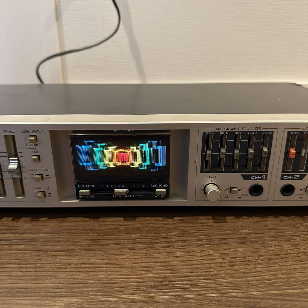 希少通電確認済!! SANSUI 山水 RG-707 グラフィックイコライザー STEREO GRAPHIC EQUALIZER オーディオ機器 グライコの画像3