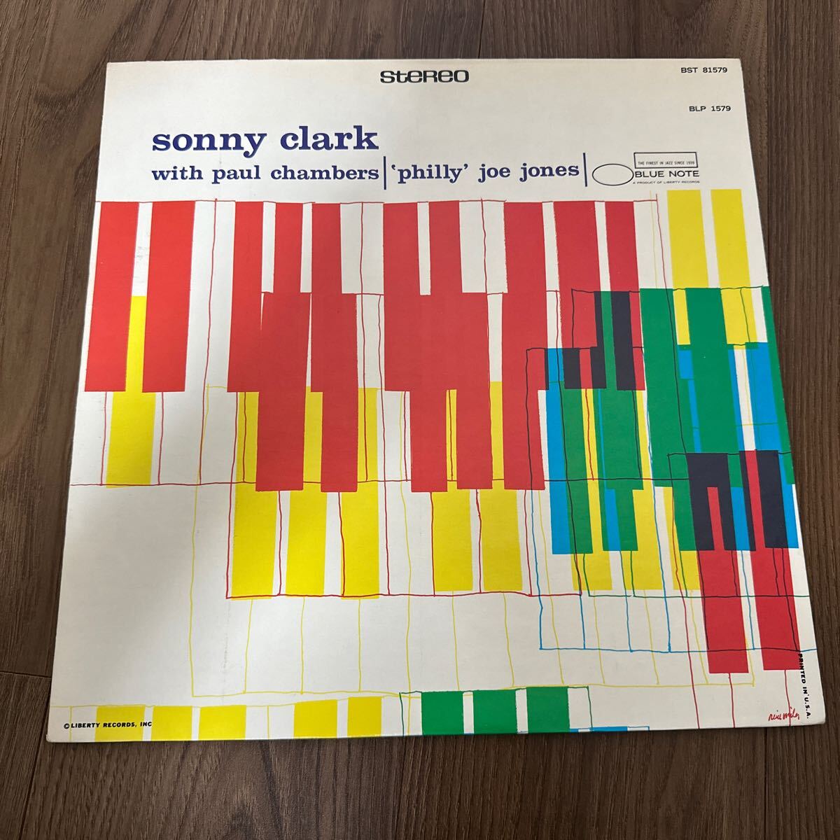 希少US盤LP!! SONNY CLARK TRIO ソニークラークトリオ PAUL CHAMBERS ポールチェンバース BST81579 レコード BLP1579 STEREO ステレオの画像1