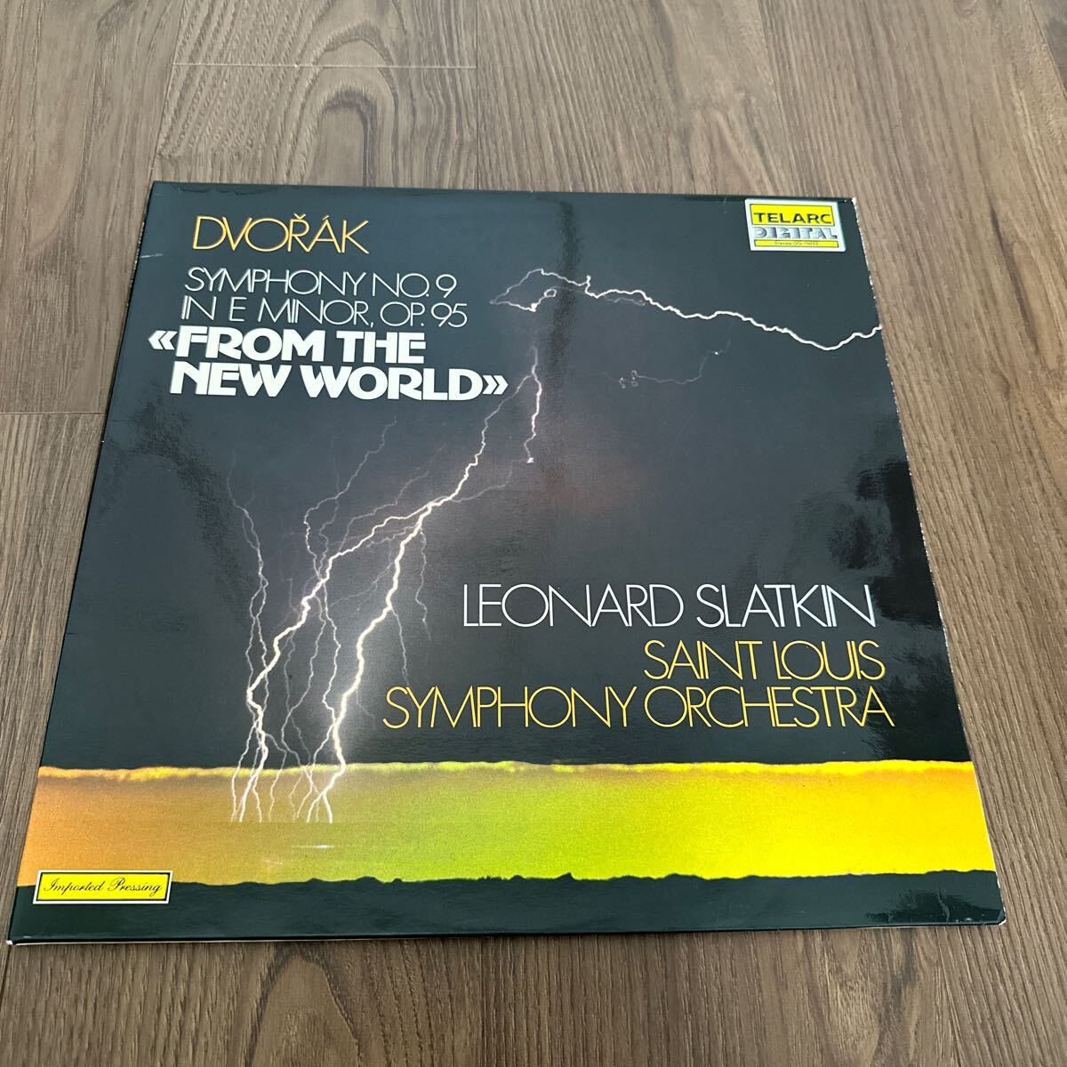 希少独盤LP!! LEONARD SLATKIN レオナード・スラットキン ドヴォルザーク 交響曲第9番 新世界 NEW WORLD SYMPHONY NO.9 DG-10053 レコード_画像1