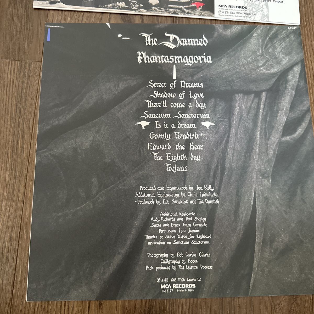 希少LP!! THE DAMNED ダムド PHANTASMAGORIA ファンタスマゴリア P-13177 レコード 洋楽 パンク PUNK ジョンケリーの画像3