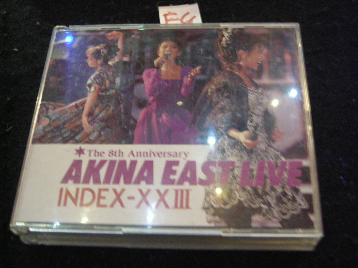 F4CD!　中森明菜　CD AKINA EAST LIVE INDEX-xxIII　わけあり　ディスク２のみ_画像1