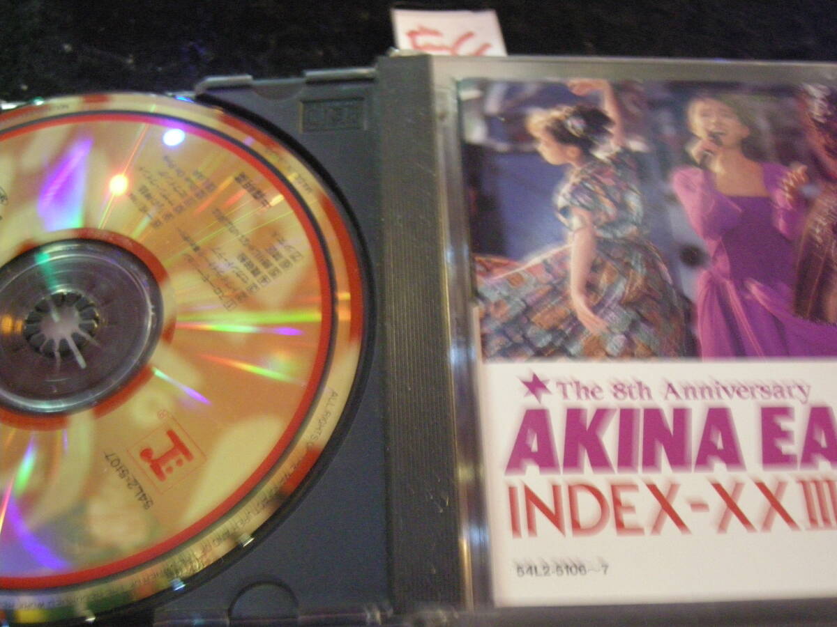 F4CD!　中森明菜　CD AKINA EAST LIVE INDEX-xxIII　わけあり　ディスク２のみ_画像3