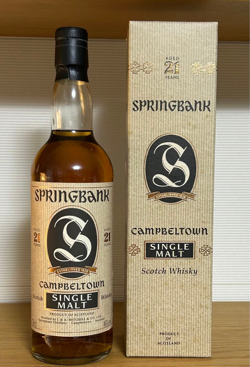 外箱付き スプリングバンク 21年 オールドボトル SPRINGBANK 外箱付き スプリングバンク 21年 オールドボトル SPRINGBANK