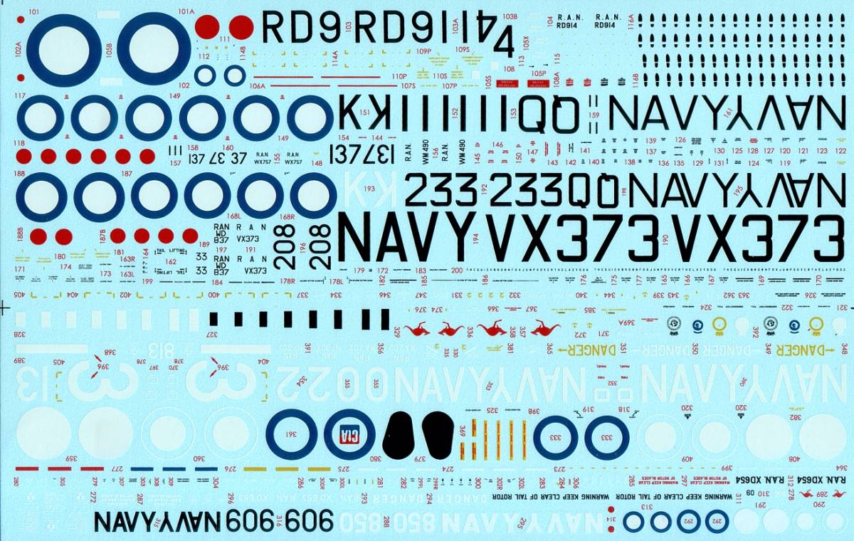 CTA-07 1/72 CTA オーストラリア海軍 1950-1980年代艦載機 デカールセット_画像5