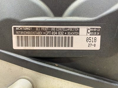 VW フォルクスワーゲン ゴルフ ７ AUCPT CPT エンジン 本体 Compression OKの画像3