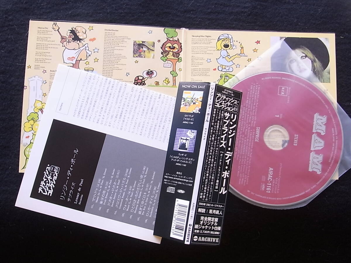 G104/リンジー・ディ・ポール Surprise 紙ジャケ CDの画像2