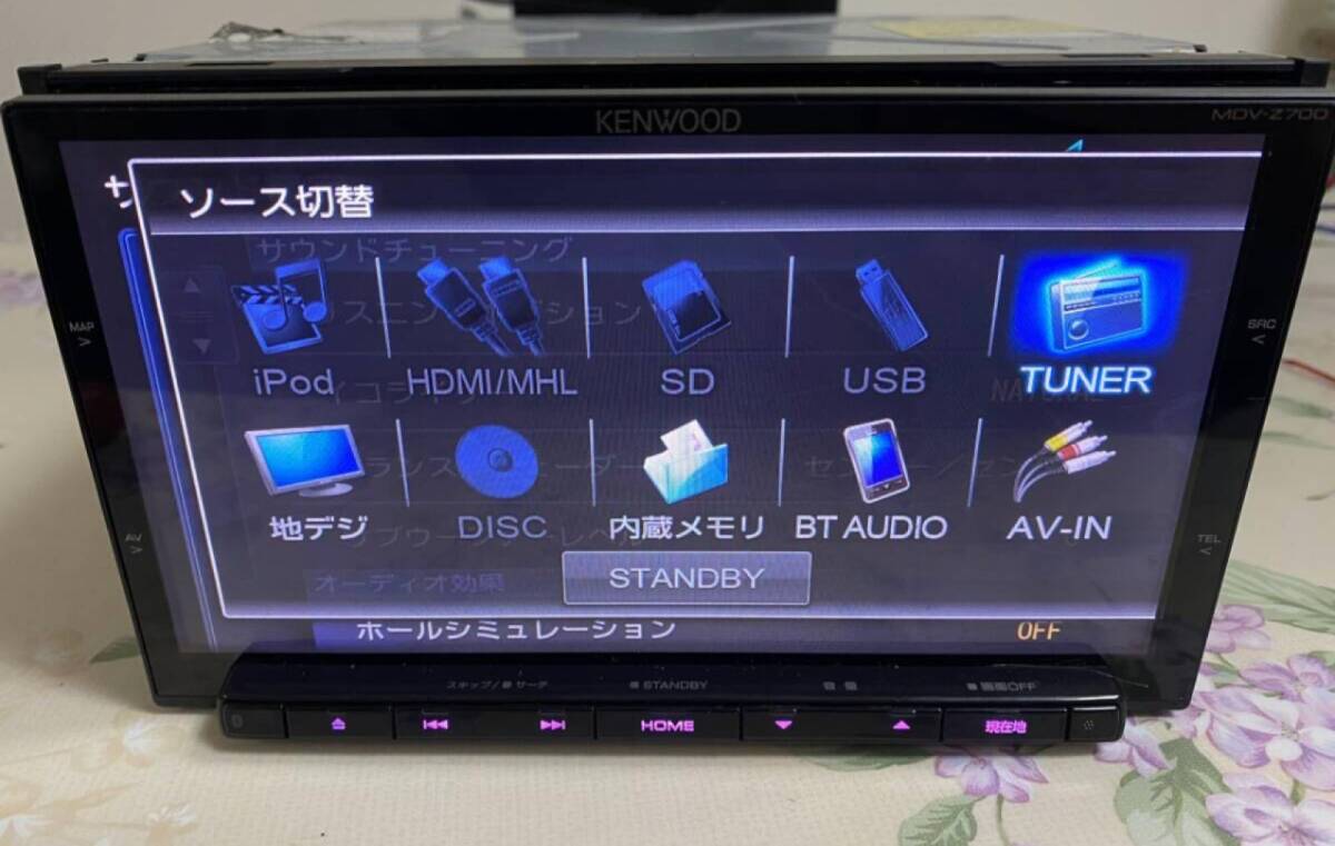 MDV-Z700 モデル 2012 ナビゲーション システム 2014 DVD USB SD /BT AV KENWOODの画像4