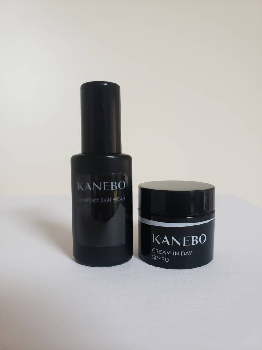 新品★KANEBO カネボウ コンフォートスキン ウェア＜ファンデーション・美容液＞4ml♪日中用クリーム・化粧下地 4g★_画像1