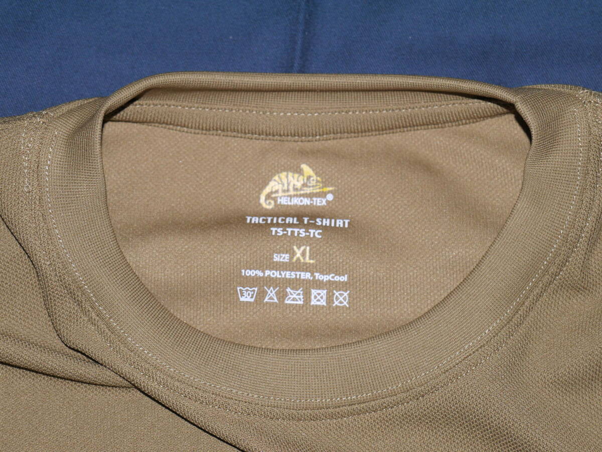 ☆HELIKON-TEX〃ヘリコンテックス・TACTICAL T-SHIRT TS-TTC-TC/TOP COOL・タクティカルＴシャツ〃SIZE:XL/コヨーテ★_画像1