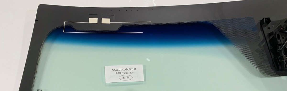 新品フロントガラス ランドクルーザー WG 300系 R.3.6- 緑/青 ブレーキサポート対応 画像2要確認 DTVプリントアンテナ付_画像3