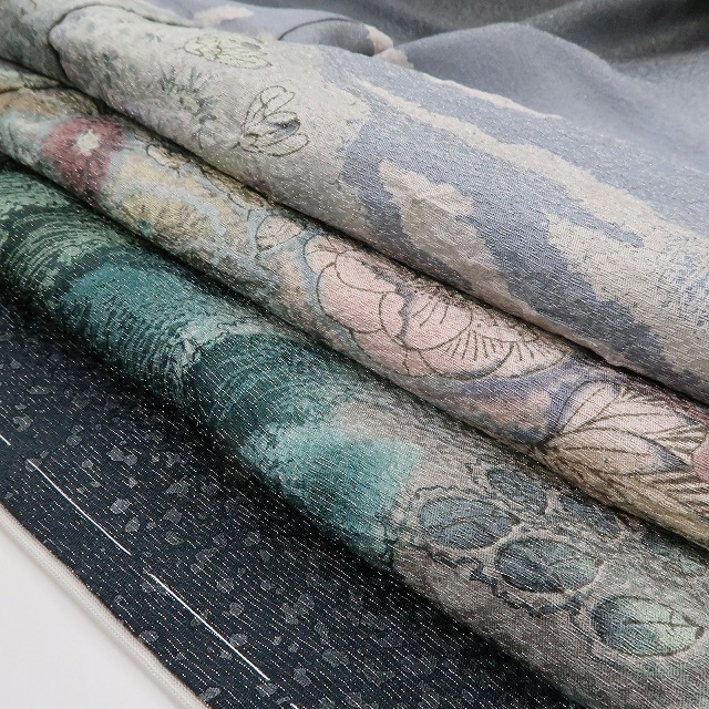 tomihisa 新品 吉野一廉 落款 辻ヶ花 絞り 銀通し 着物 仕付け糸 tomihisa 新品 吉野一廉 落款 辻ヶ花 絞り 銀通し 着物 仕付け糸