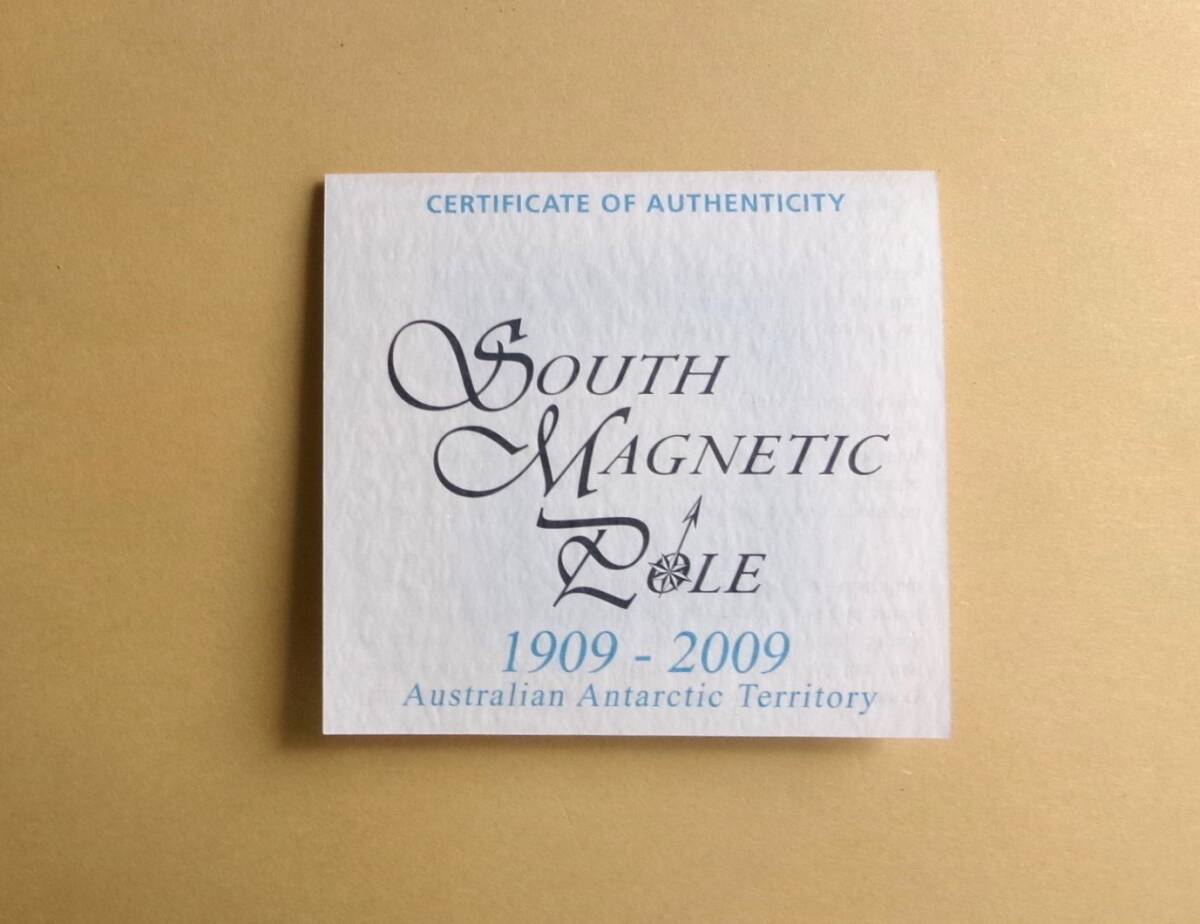 オーストラリア連邦発行 南極大陸と探検隊など南磁極１００周年記念 １オンス プルーフ純銀カラーコイン １点 未使用美品_画像8