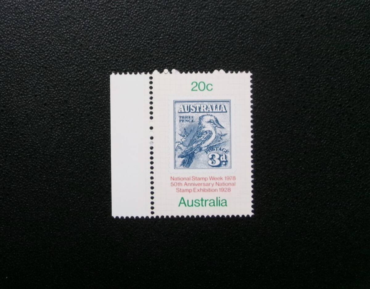  Australia ream . issue all country stamp week * all country stamp exhibition 50 anniversary commemorative stamp 1 kind .NH unused 
