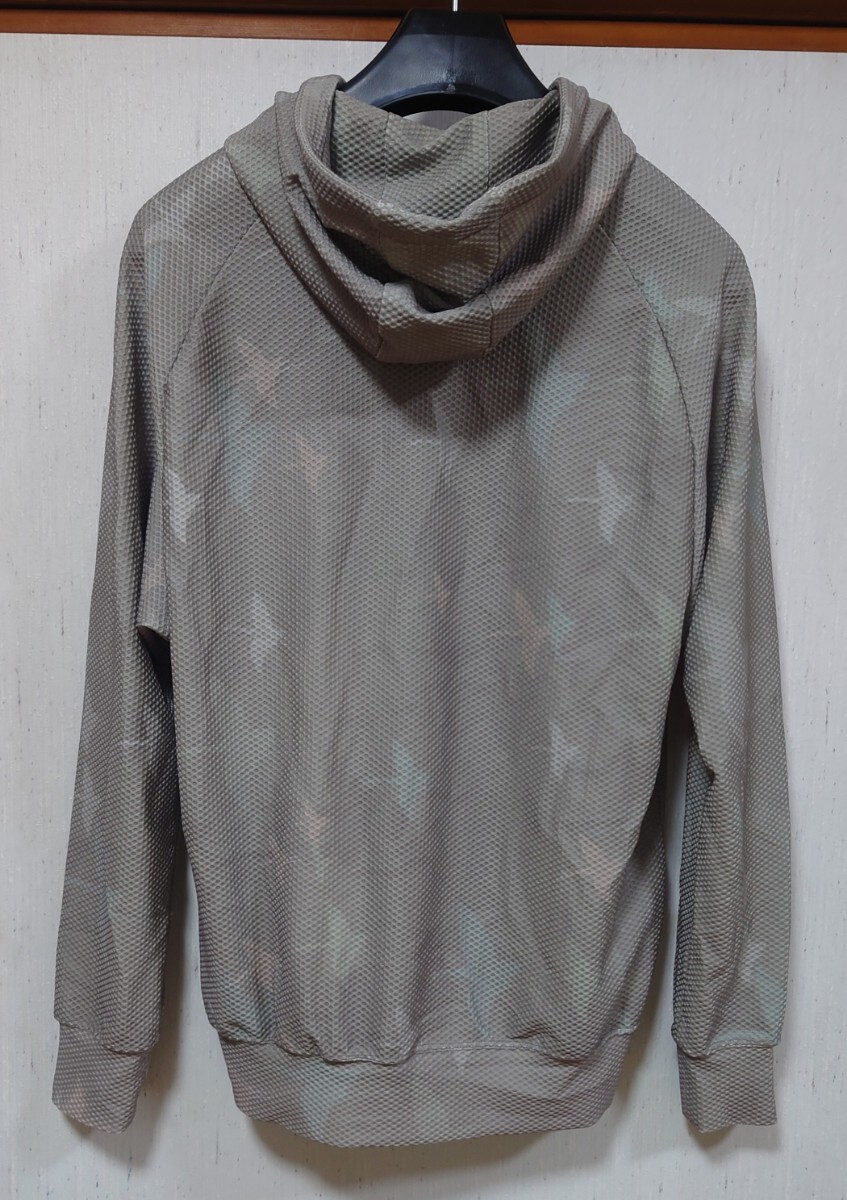 1piu1uguale3×R[ONE] (ウノピュウノウグァーレトレ) BIG SPINDLE MESH CAMO PARKA 2020SS RONE103-MS02 color GRAY size Ⅲ(S) akm fixerの画像6