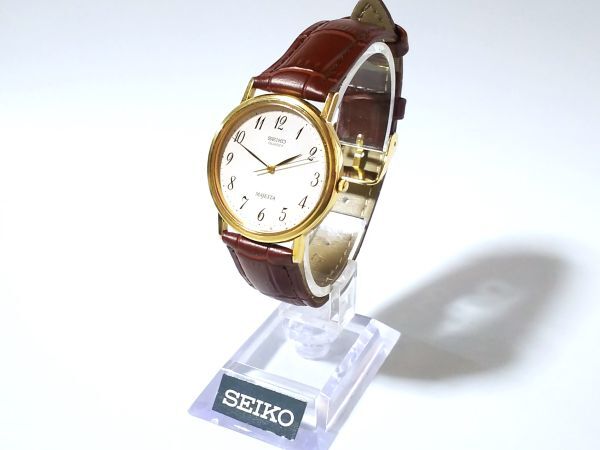 【Ks6☆】SEIKO/セイコー◇MAJESTA/マジェスタ/9061-7000/VJE980◇1983年製♂クオーツ/新品ベルト/美品の画像5