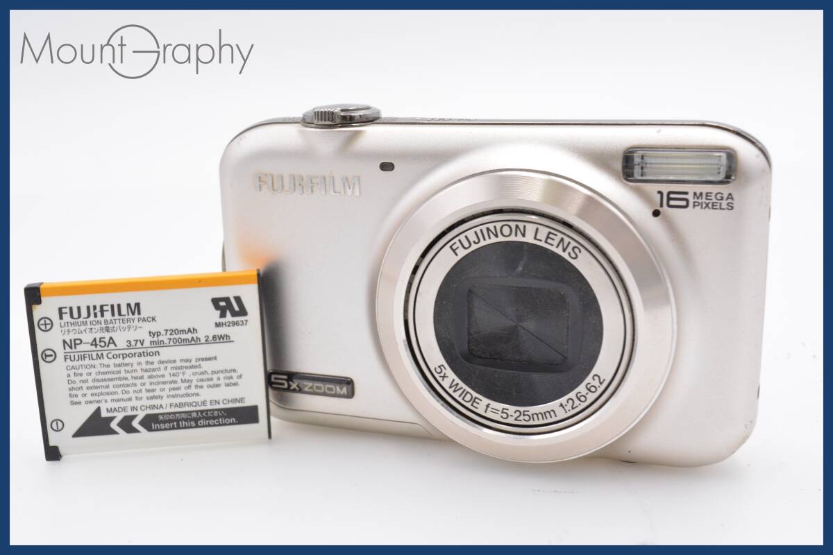 ★極上美品★ 富士フィルム FUJIFILM FINEPIX JX400 5x バッテリーのみ付属 ★動作保証・完動★ 同梱可 #tk3606_画像1