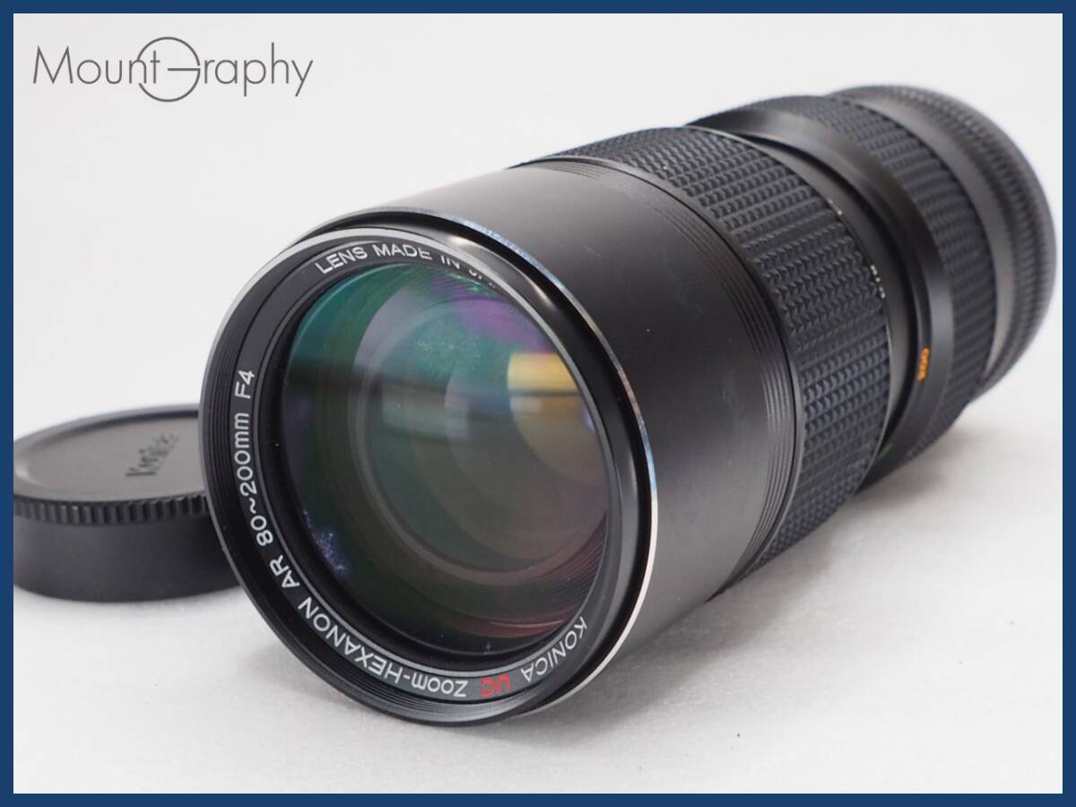 ★実用美品★ KONICA コニカ UC Zoom-HEXANON AR 80-200mm F4 ★完動品★同梱可 #i6525の画像1