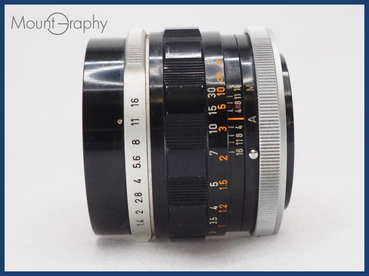 ★実用美品★ CANON キヤノン FL 50mm F1.4 ★完動品★同梱可 #i6550_画像5