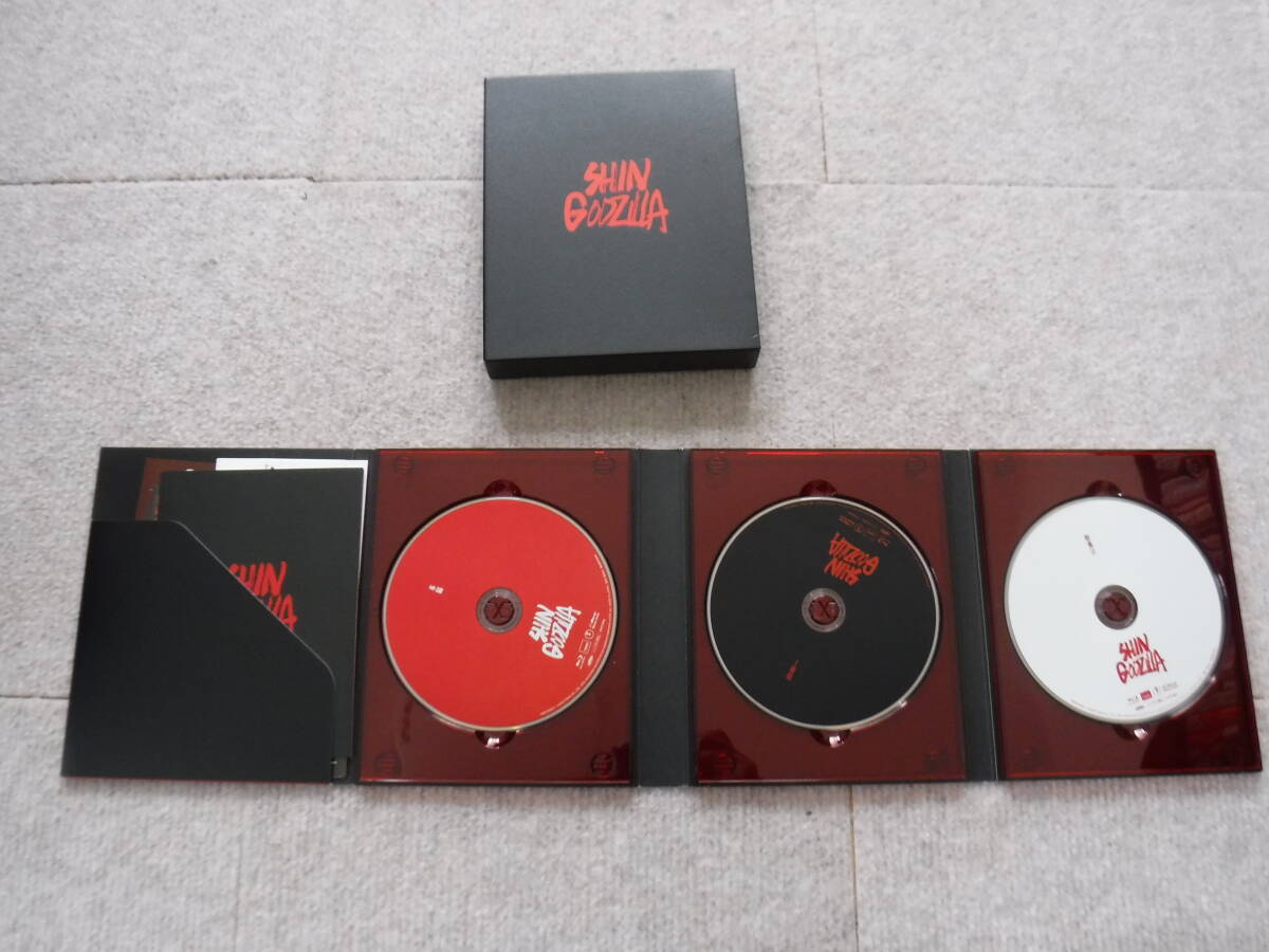 ゴジラシリーズ（１３）シン・ゴジラ ３枚組BOX Blu-ray ブルーレイ 多数出品中、同梱可の画像4