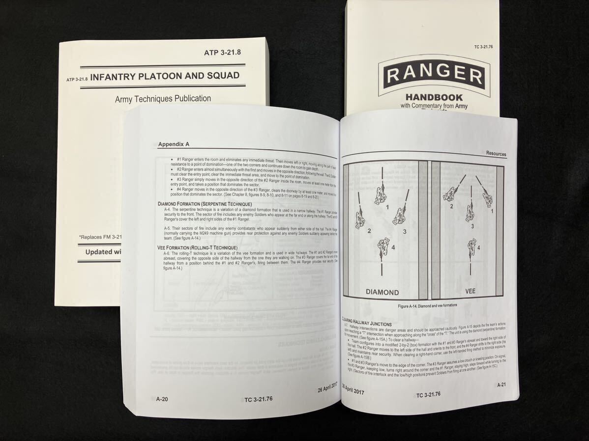 【新品3冊】U.S. ARMY Ranger Handbook ： アメリカ合衆国 米国 陸軍省 編纂 ＜計3冊＞ 計1,532ページ, 厚さ9.5cm, 重さ3.2kg. 軍事英語の画像8